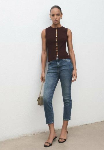 Джинсовая жилетка