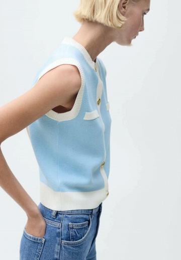 Джинсовая жилетка