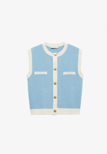 Джинсовая жилетка