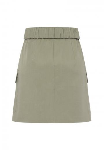 Юбка с накладными карманами