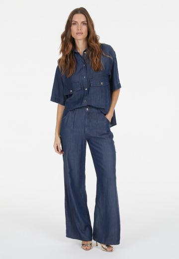 Джинсовая блузка