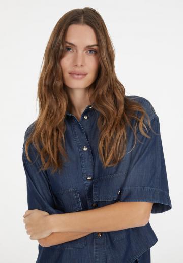 Джинсовая блузка
