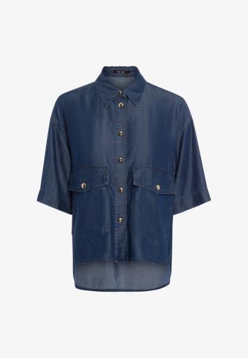 Джинсовая блузка