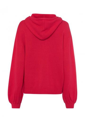 Пуловер с капюшоном