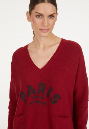 Длинный пуловер