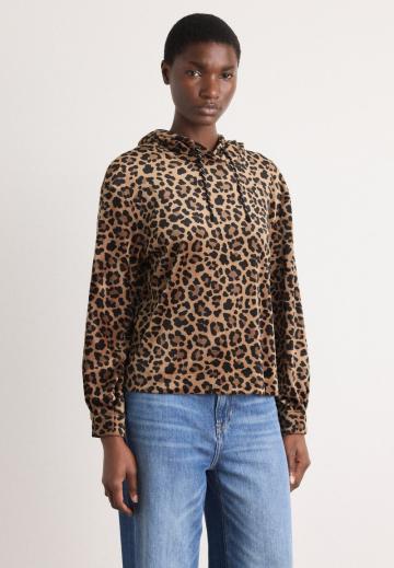 Пуловер с капюшоном