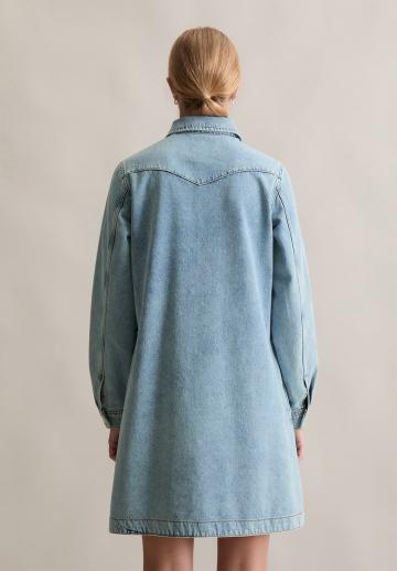 Джинсовое платье