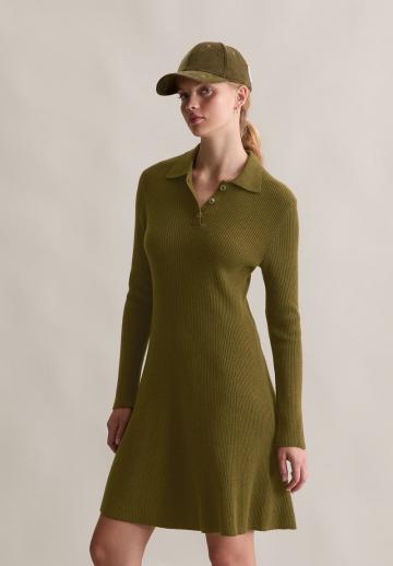Вязаное платье