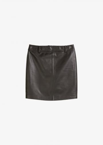 Кожаная юбка