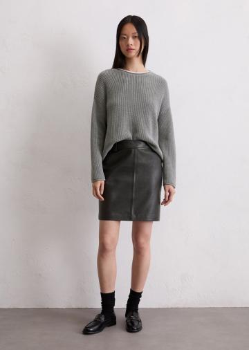 Кожаная юбка