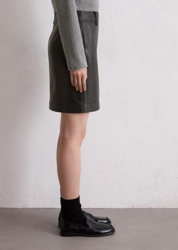 Кожаная юбка