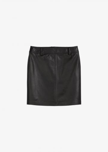 Кожаная юбка