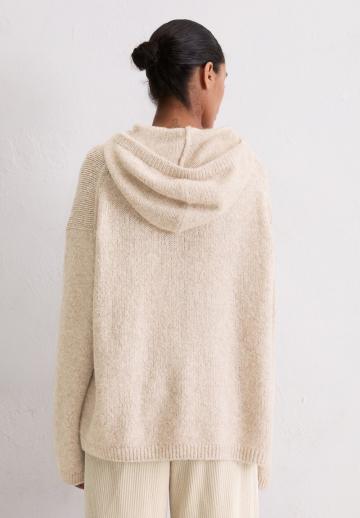 Пуловер с капюшоном