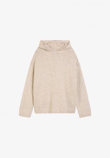 Пуловер с капюшоном