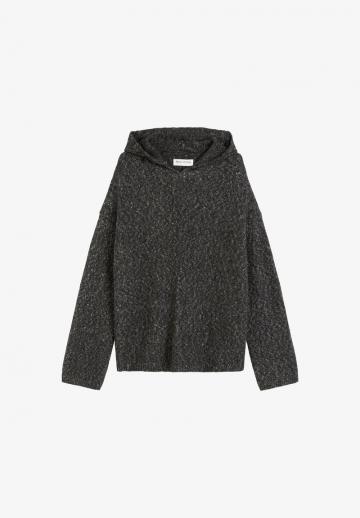 Пуловер с капюшоном