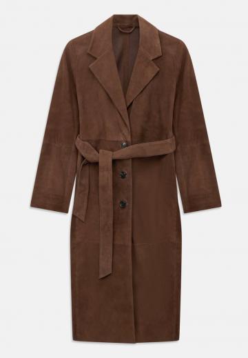 Кожаное пальто