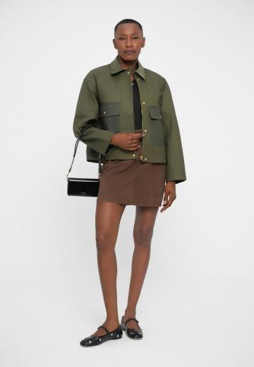 Кожаная юбка