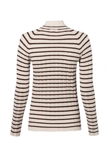 Пуловер в полоску