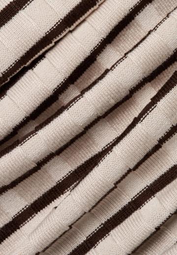 Пуловер в полоску