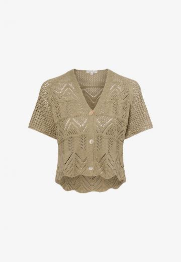 Вязаная кофта