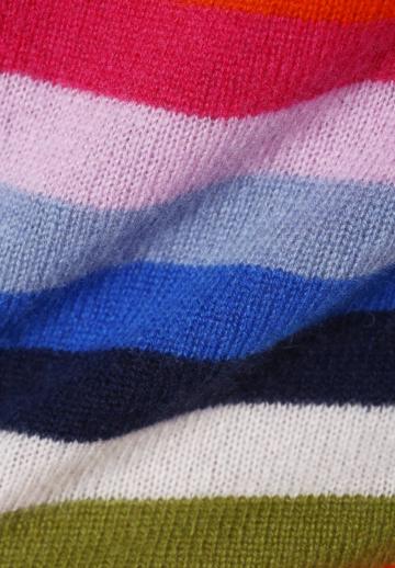 Пуловер в полоску