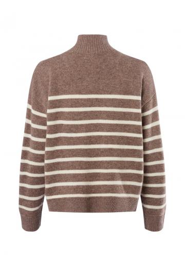 Пуловер в полоску