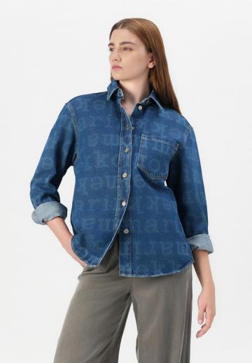 Джинсовая блузка