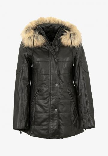 Кожаное пальто