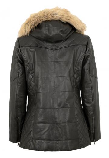 Кожаное пальто