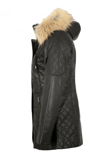 Кожаное пальто