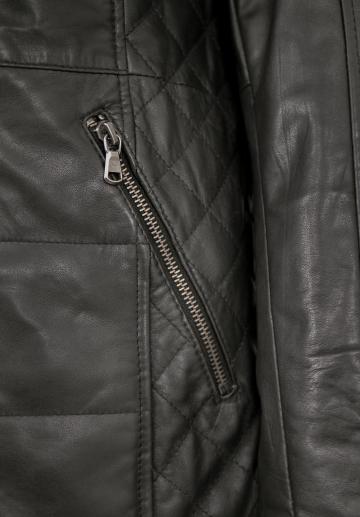 Кожаное пальто