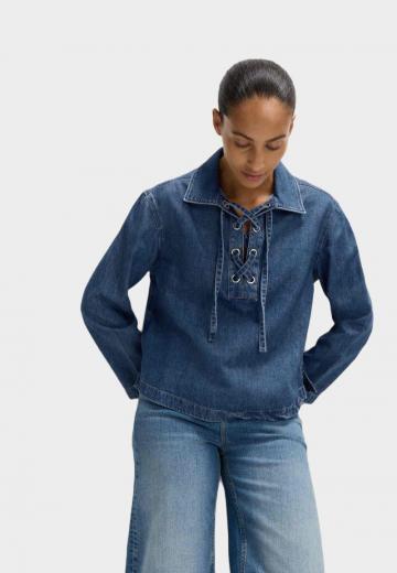 Джинсовая блузка