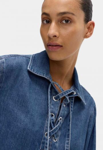 Джинсовая блузка