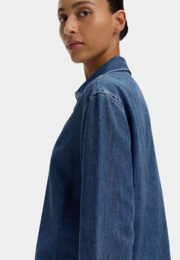 Джинсовая блузка