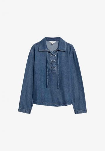 Джинсовая блузка