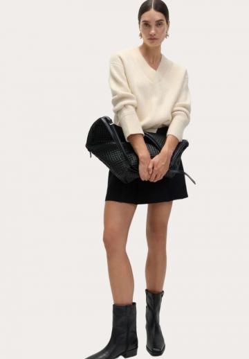 Длинный пуловер