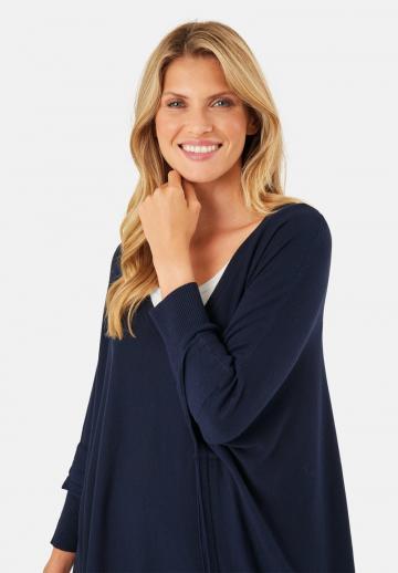 Длинный пуловер