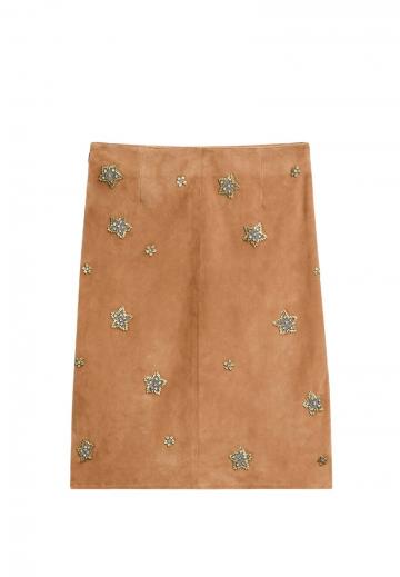 Кожаная юбка