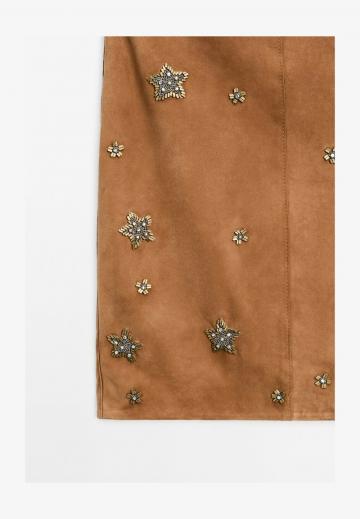 Кожаная юбка