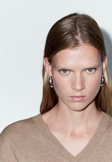 Пуловер с коротким рукавом