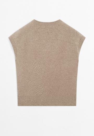 Пуловер с коротким рукавом