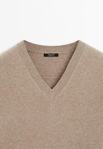 Пуловер с коротким рукавом