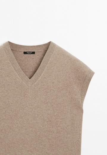 Пуловер с коротким рукавом