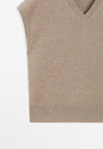 Пуловер с коротким рукавом