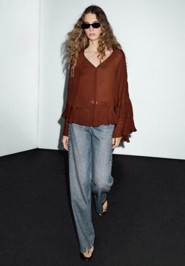 Длинная блузка