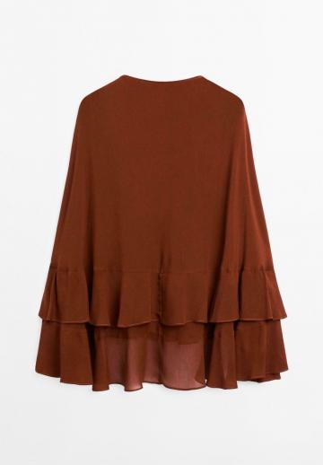 Длинная блузка