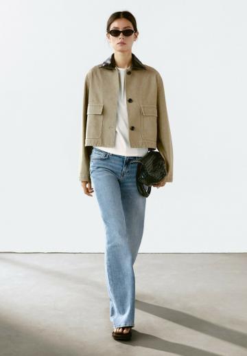 Блейзер с накладными карманами