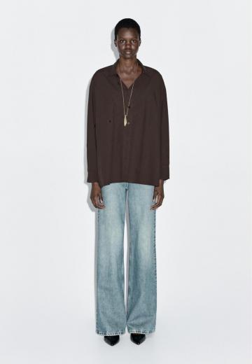 Длинная блузка