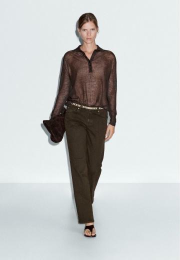 Прямые джинсы