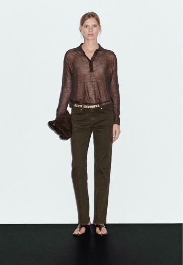 Прямые джинсы